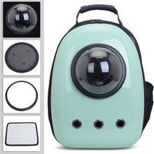 Load image into Gallery viewer, Free shipping Cat bag Breathable Portable Pet Carrier Bag Outdoor Travel backpack for cat and dog Transparent Space pet Backpack