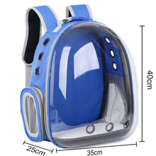 Load image into Gallery viewer, Free shipping Cat bag Breathable Portable Pet Carrier Bag Outdoor Travel backpack for cat and dog Transparent Space pet Backpack
