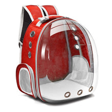Load image into Gallery viewer, Cat Carrier Bags Breathable Pet Carriers Dog Cat Backpack Travel Space Capsule Cage Pet Transport Bag Carrying For Cats
