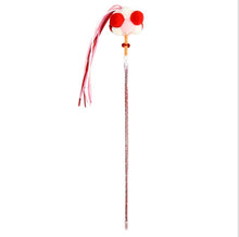 Load image into Gallery viewer, Cat Interactive Toy Stick Feather Wand With Small Bell Mouse Cage Toys Plastic Artificial Colorful Cat Teaser Toy Pet Supplies
